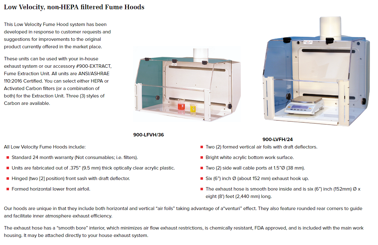 ตู้เครื่องชั่งแบบระบายอากาศที่กรองHEPA ( Ventilated Balance Enclosures